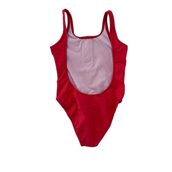PACIFIC RAINBOW - SWIMMING SUIT 1 PIECE - RED - NEW NO TAG - Picture 3 of 5